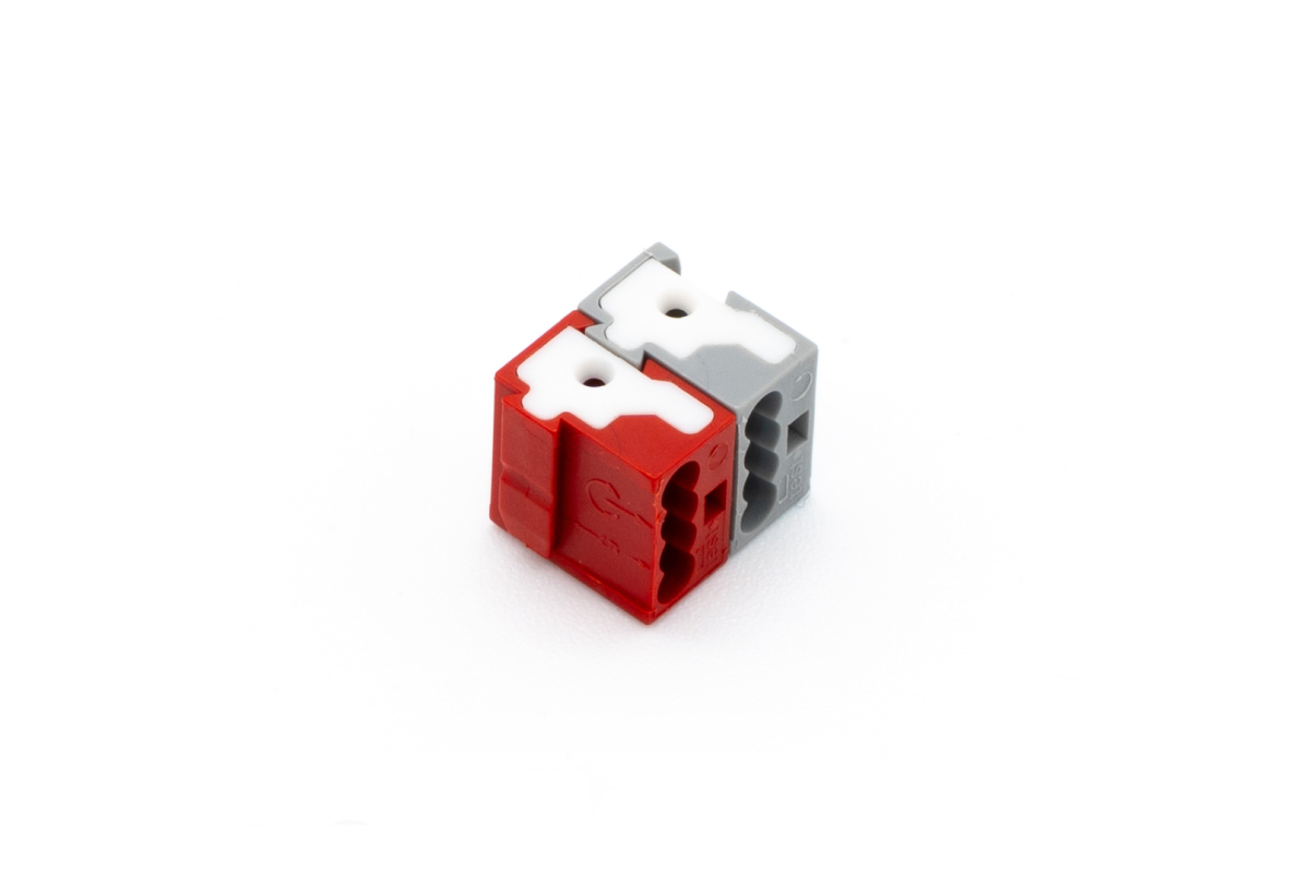 Loxone Push-Steckklemme rot/grau (KNX Extension) - Produktbild 2