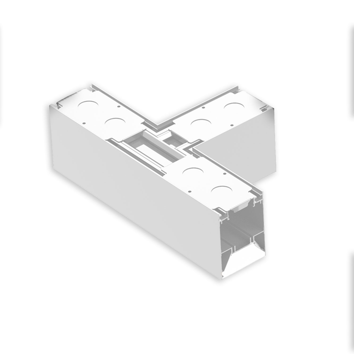ISOLED T-Verbinder für Aufbau/Hängeleuchte LINKLINE50 weiß - 1
