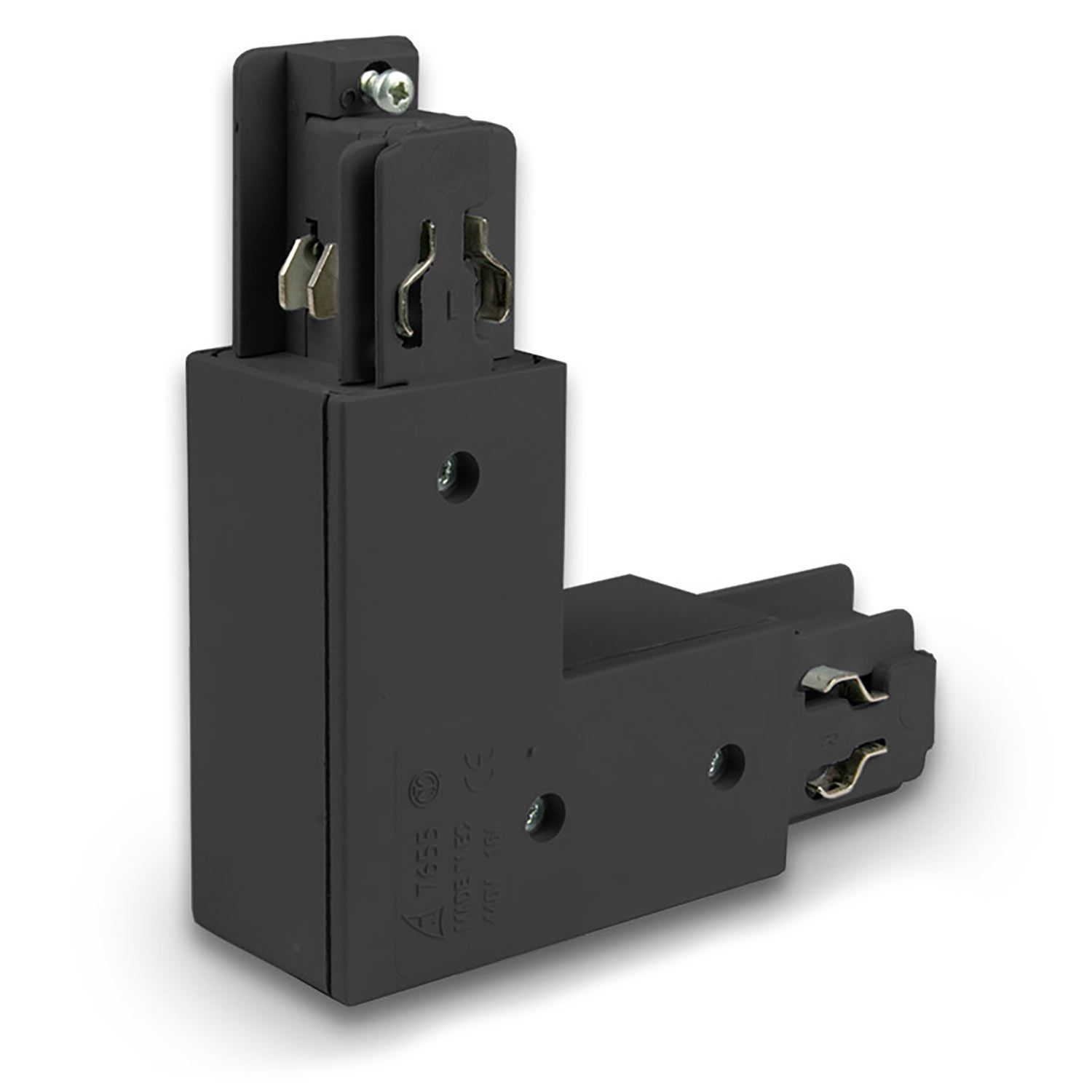 ISOLED 3-Phasen Classic L-Verbinder N-Leiter innen, Schutzleiter außen, schwarz ISOLED 3-Phasen Classic L-Verbinder N-Leiter innen, Schutzleiter außen, schwarz - 1