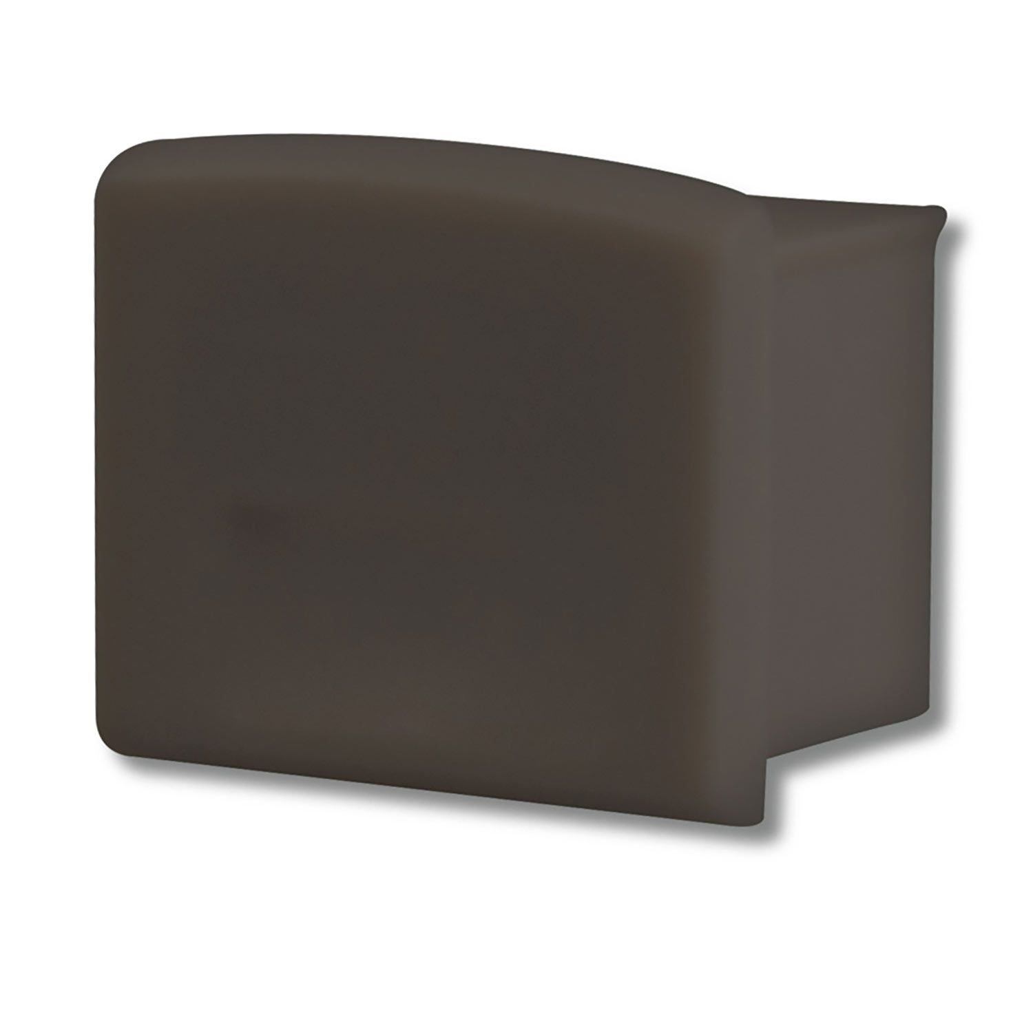 ISOLED Endkappe EC10B schwarz für Profil SURF12 BORDERLESS, 1 STK - 1