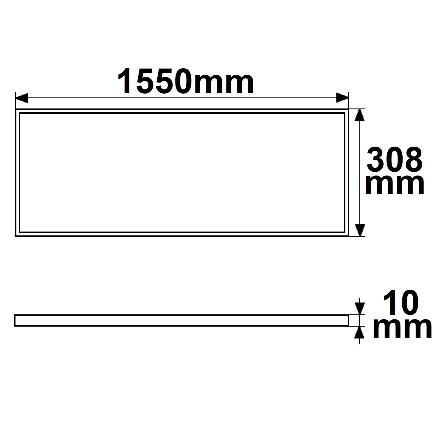 ISOLED LED Panel Professional Line 308x1550mm, UGR