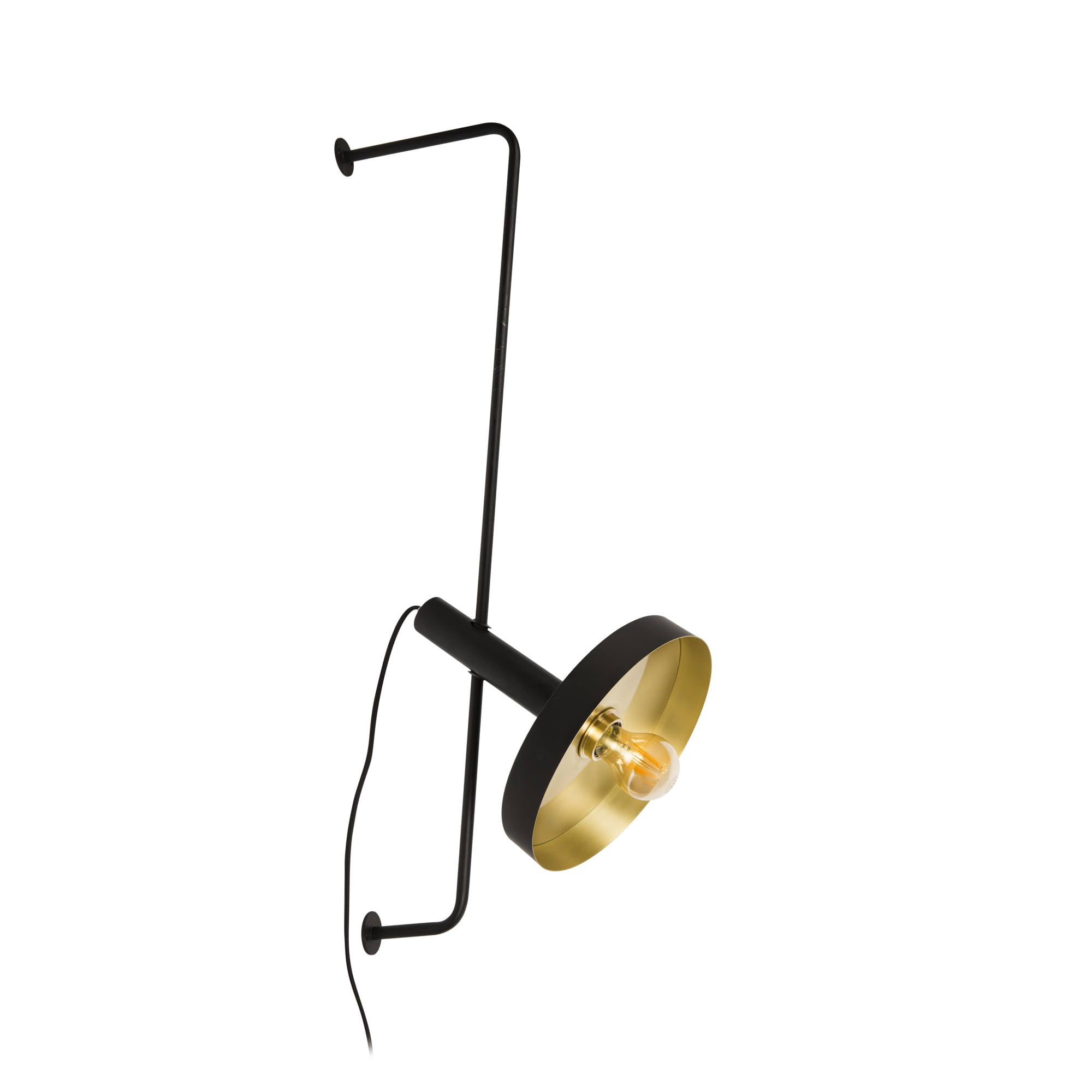 Faro WHIZZ Wandleuchte schwarz/gold - 3