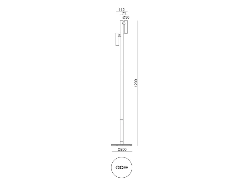 Molto Luce MIMO DOUBLE F (anthrazit) - 2