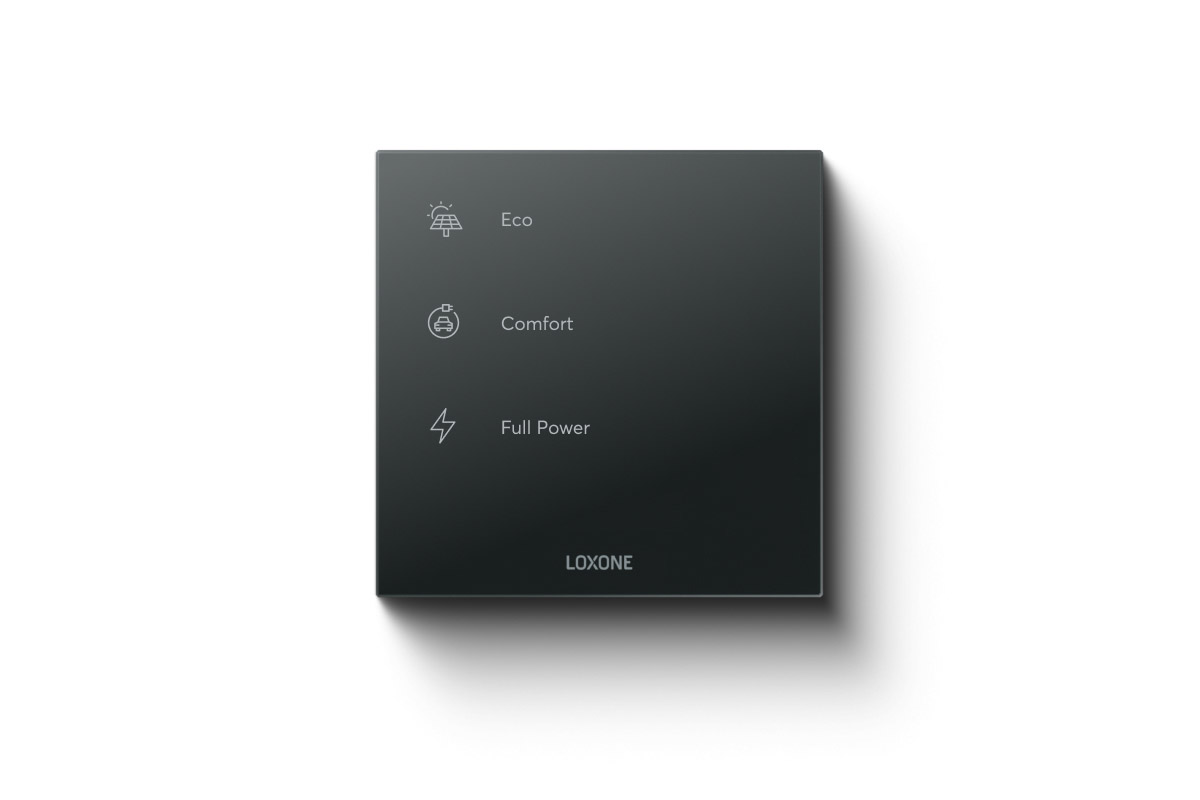 Loxone Touch Pure Flex Air Anthrazit - Wallbox - Produktbild 1