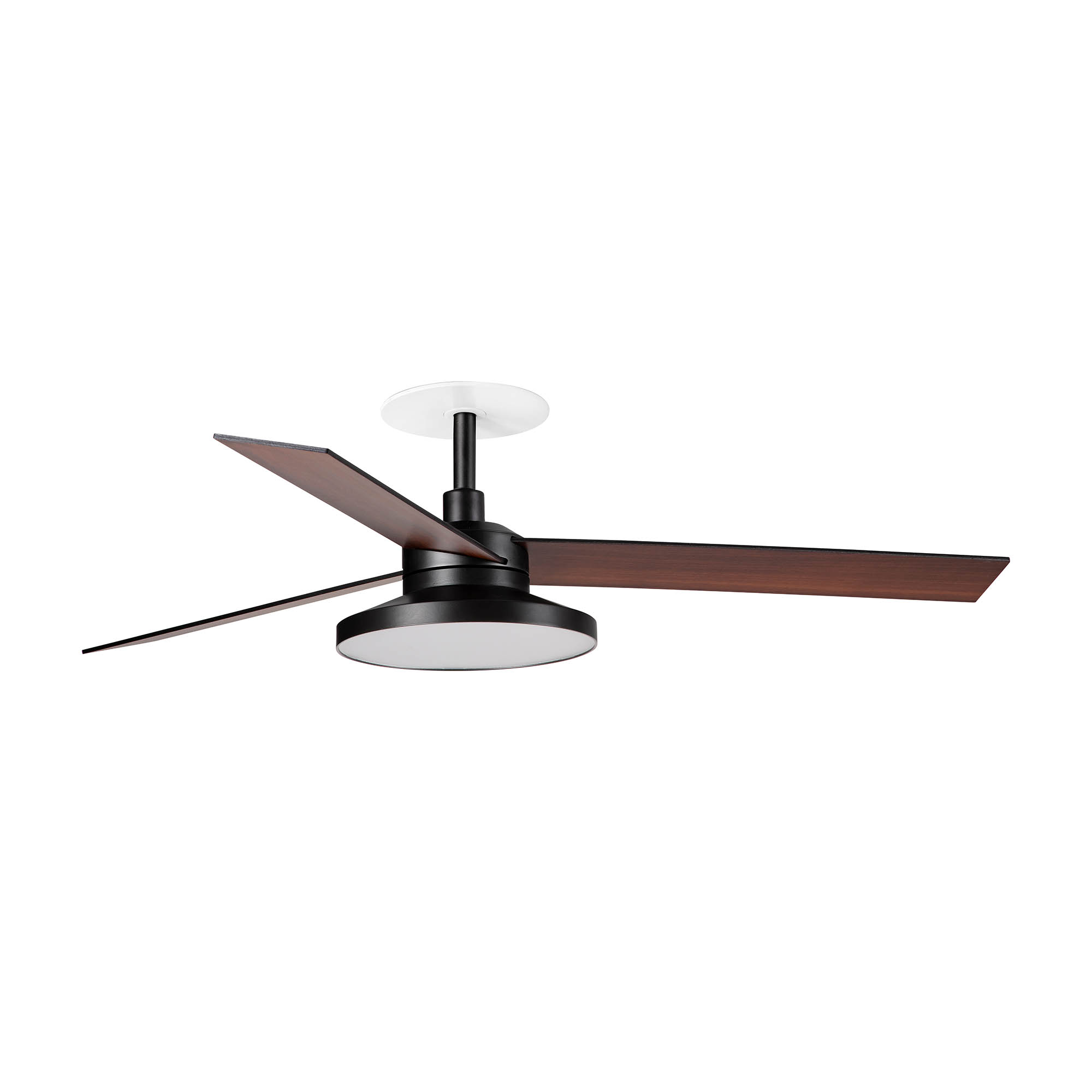 Faro RUDDER RECESSED TAK 3 L Ventilator schwarz/Nussbaum 2700K - Produktbild 1