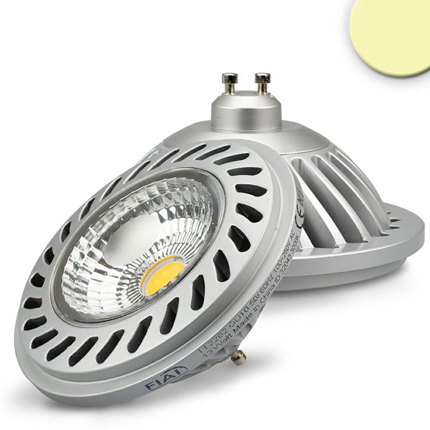 ISOLED ES111 GU10 COB Spot, 13W, 75°, warmweiß ISOLED ES111 GU10 COB Spot, 13W, 75°, warmweiß - 1
