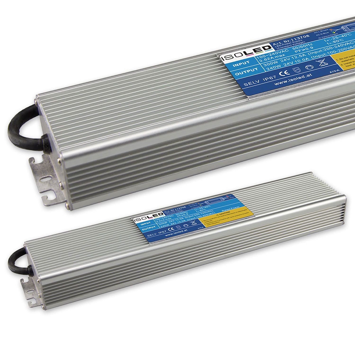 ISOLED LED Trafo 24V/DC, 10-300W, IP66, SELV ISOLED LED Trafo 24V/DC, 10-300W, IP66, SELV - 1