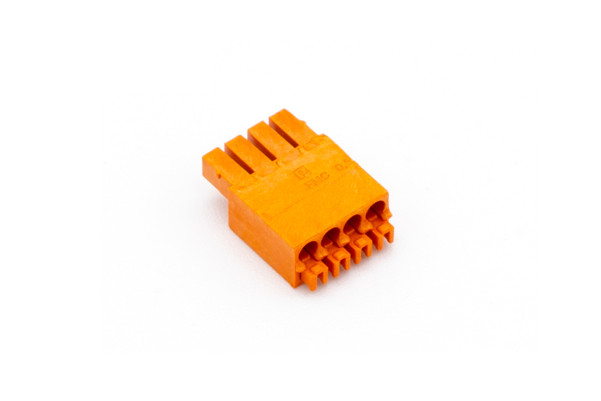 Loxone Push-Steckklemme Orange 4fach - Produktbild 2