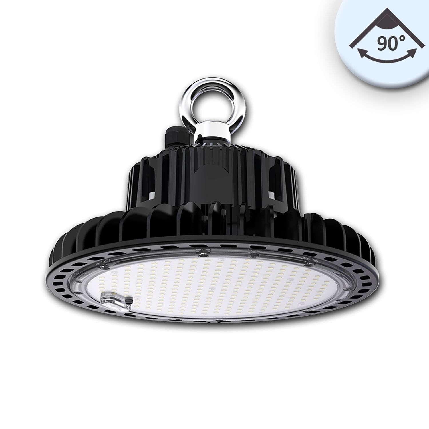 ISOLED LED Hallenleuchte FL 120W, 90°, IK10, IP65, 1-10V dimmbar, kaltweiß - 1