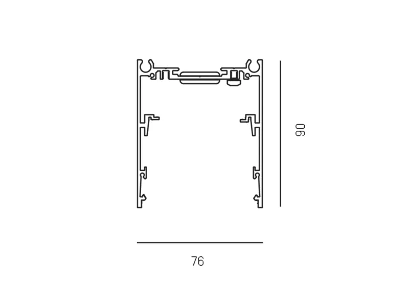 Molto Luce LOG 2.1 SYSTEM PROFIL SD (weiß) - Produktbild 2