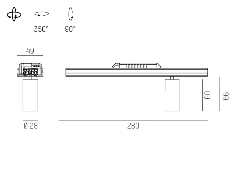 Molto Luce LOG 50 MAGNETICS EINSATZ 1-FLAMMIG (schwarz) - Produktbild 2