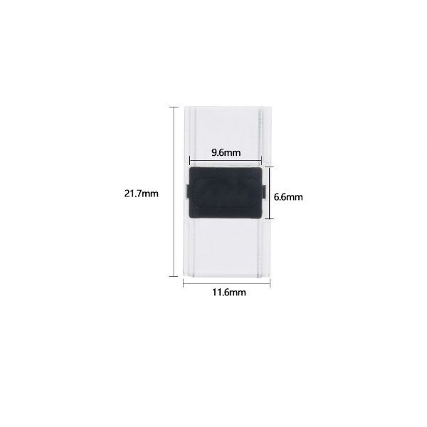 ISOLED Kontakt-Verbinder (max. 5A) K1-210 für 2-pol. IP20 Flexstripes mit Breite 10mm und Pitch >7mm - 2