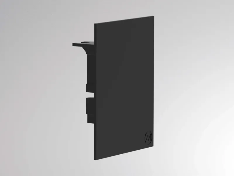 Molto Luce LOG 50 Endkappen SD (schwarz) Molto Luce LOG 50 Endkappen SD (schwarz) - Produktbild 1