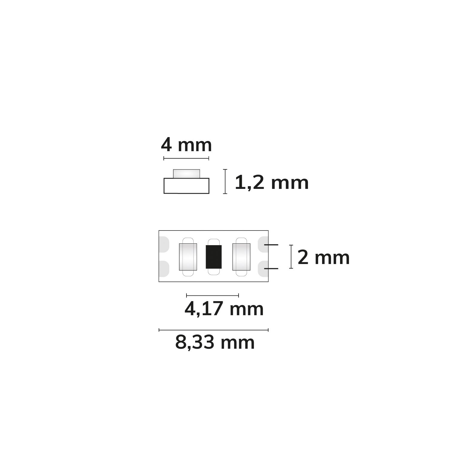 ISOLED LED CRI927 MICRO Linear Flexband, 24V DC, 10W, IP20, 2700K, 5m Rolle, 240 LED/m - 4