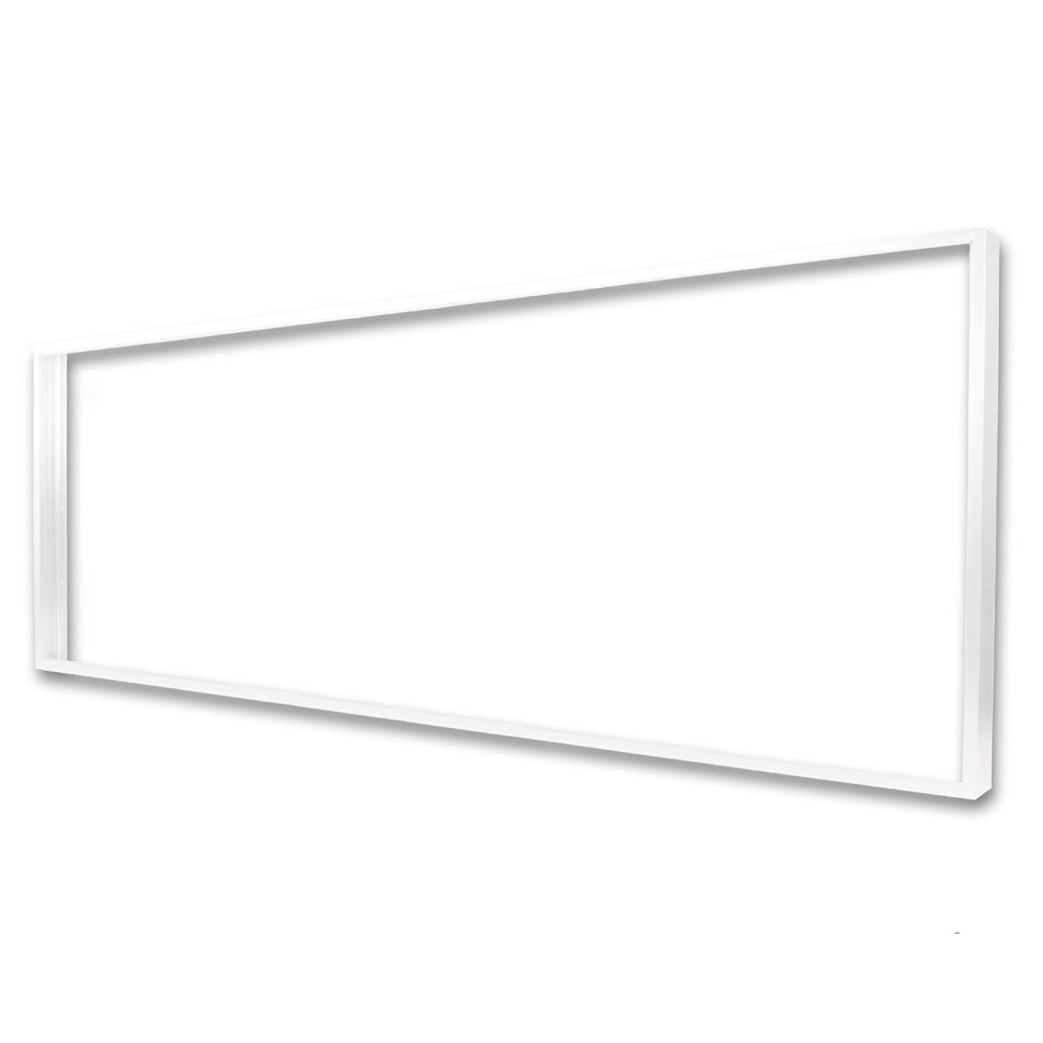 ISOLED Aufbaurahmen weiß RAL 9016 für LED Panel 300x1200 - 1