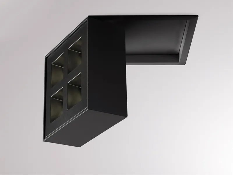 Molto Luce GRID SEMI RECESSED (schwarz) - Produktbild 1