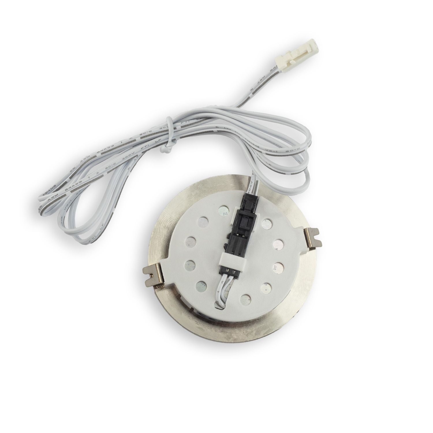 ISOLED LED Möbeleinbaustrahler MiniAMP silber, 2W, 24V DC warmweiß 3000K, dimmbar - 3