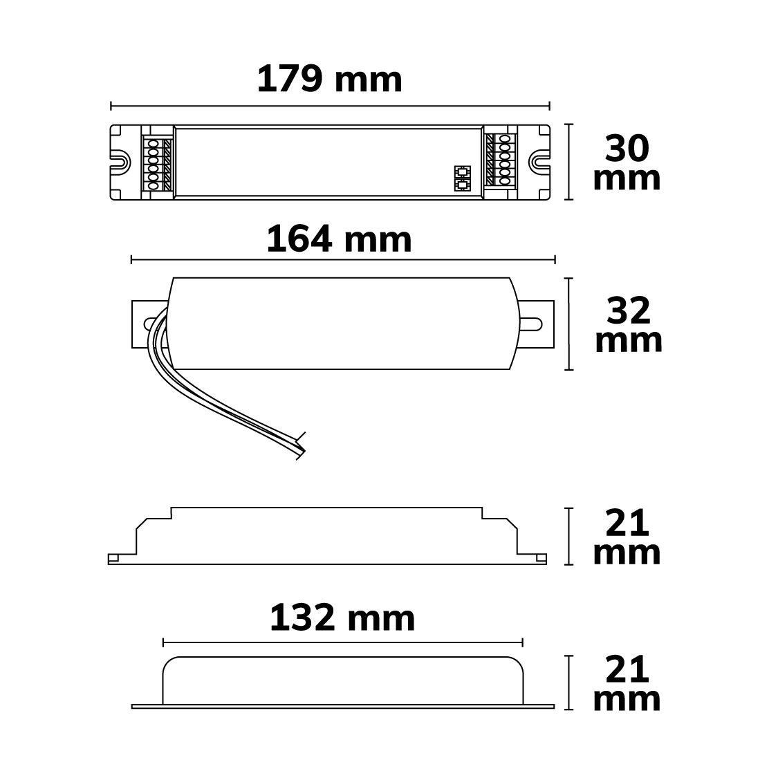 ISOLED Notstrom-Akkumodul EL-T Selftest 3000mAh, 4W (10-50 V) - 2