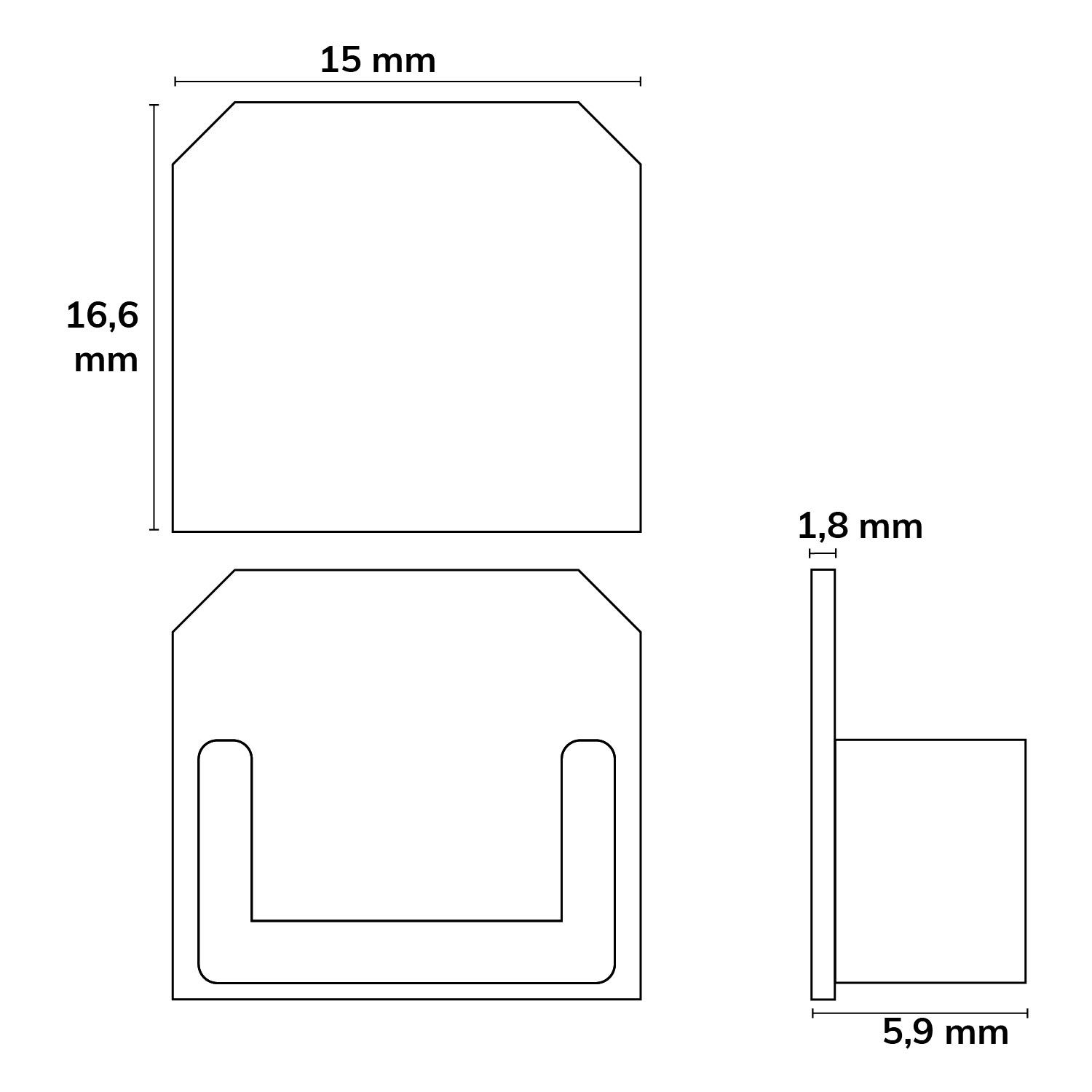 ISOLED Endkappe E210 für LED Trockenbauprofil Abschluss, 1STK - 3