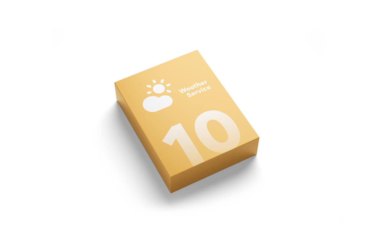 Loxone Wetter Service 10 Jahre Loxone Wetter Service 10 Jahre - 1