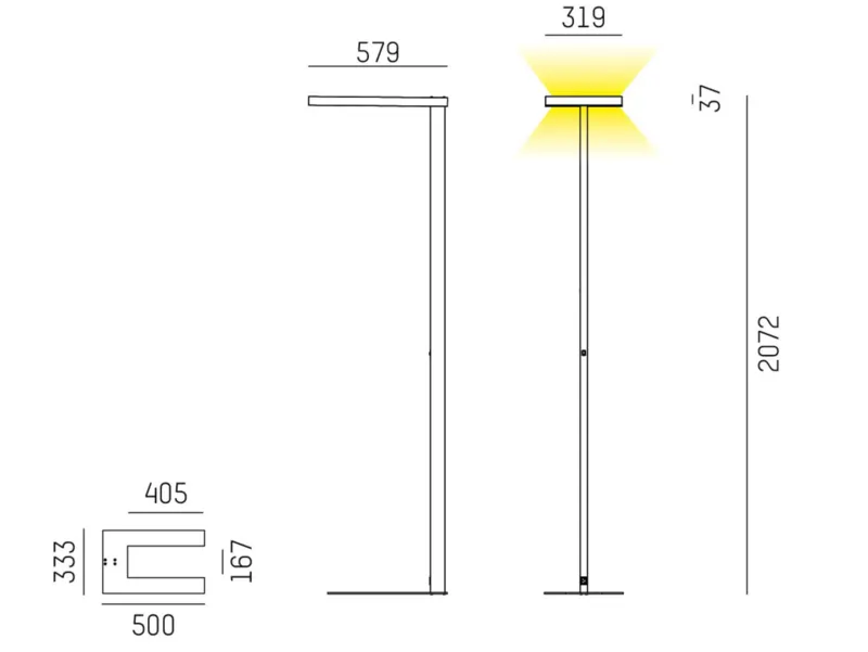 Molto Luce SYSTEM 01.1 F (grau) - 2