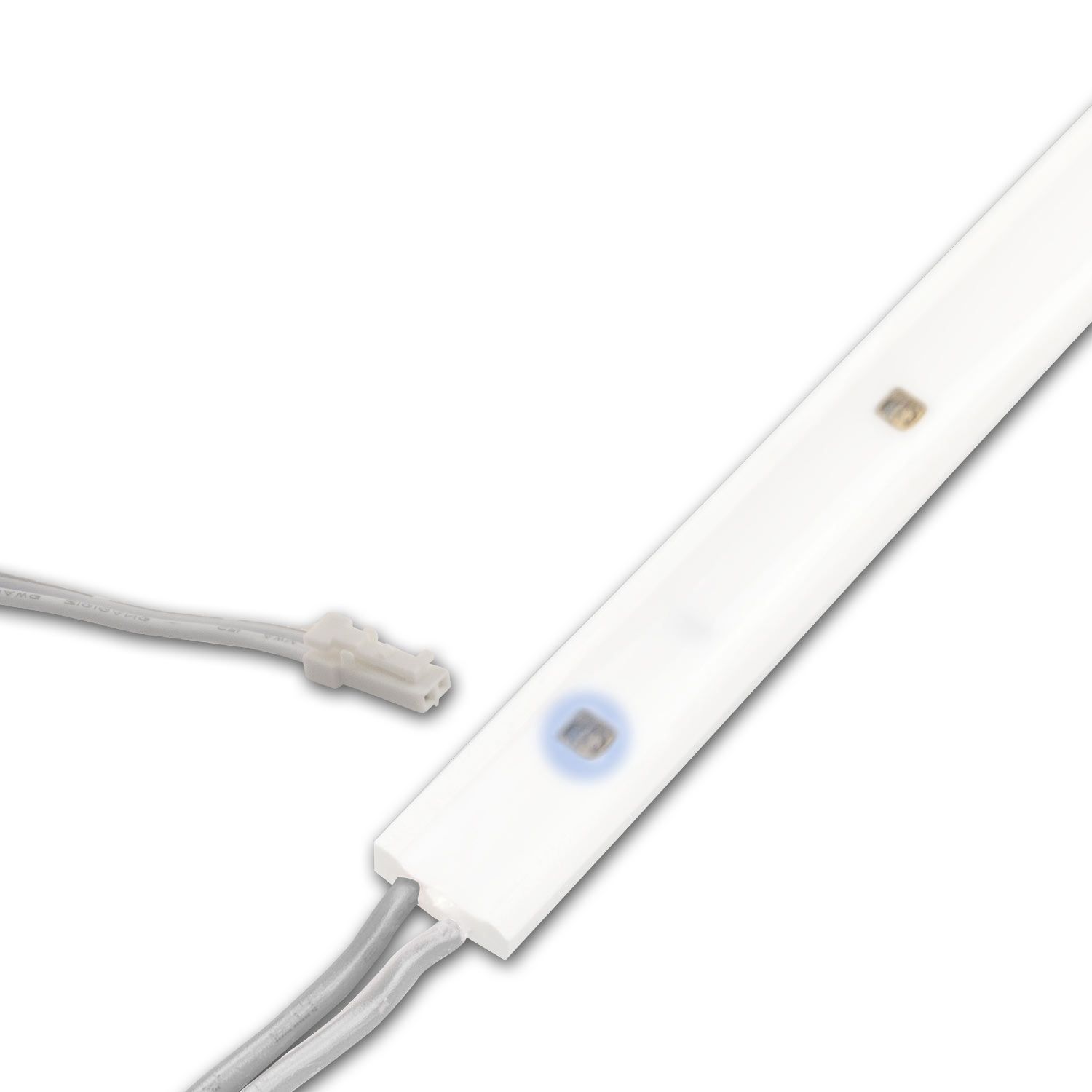 ISOLED LED UV-C MiniAMP Flexband 270nm, 12V DC, 12W, IP54, 116cm, weiß, eins. Kabel + maleAMP, 24 LED/m - 2