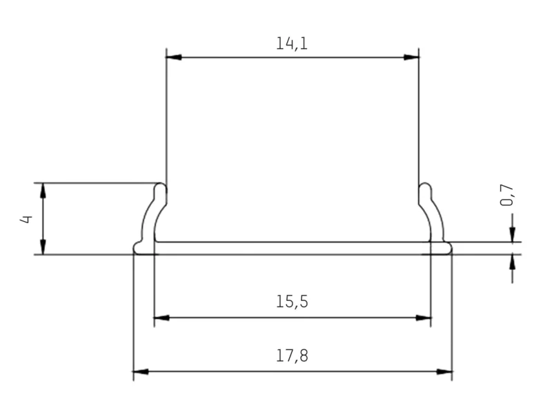 Molto Luce FLEX AUFBAU (aluminium eloxiert) - 2