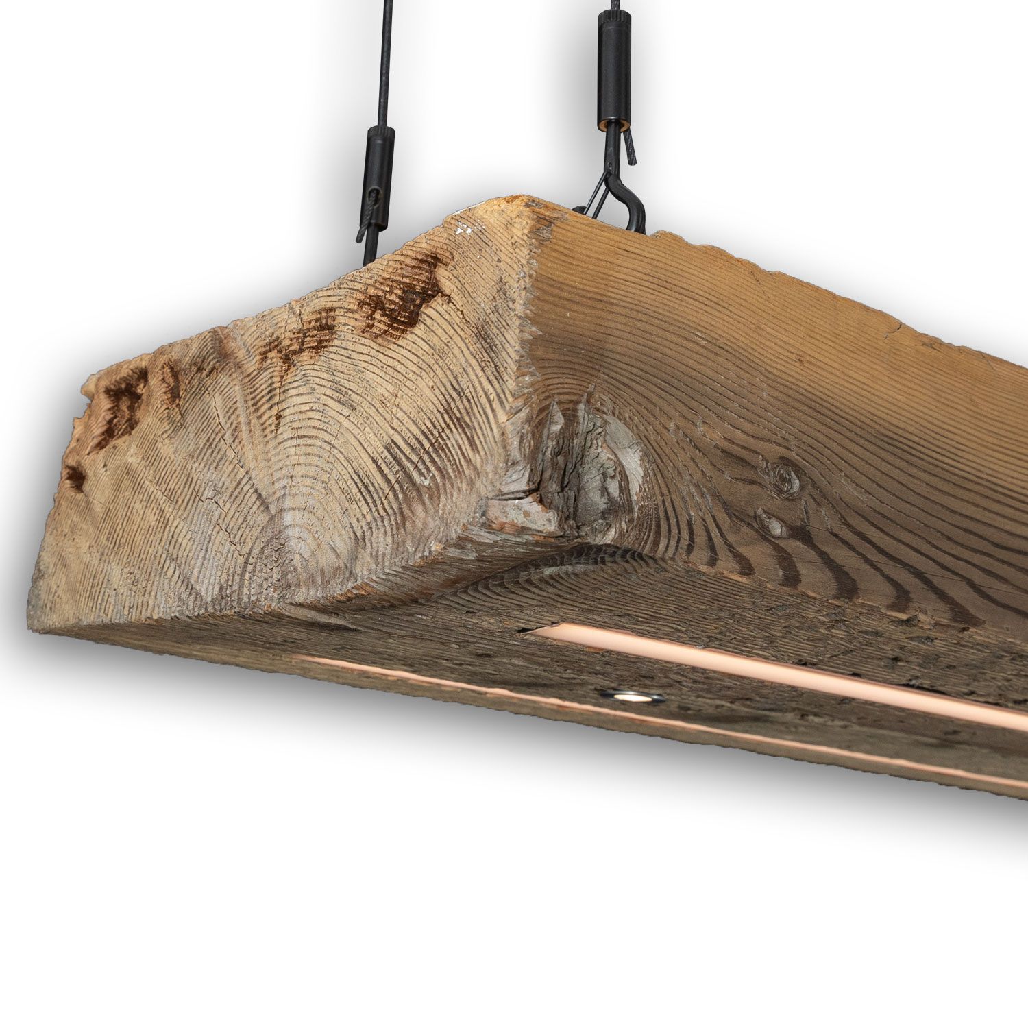 ISOLED LED ZILLACHTOL HOIZ Altholz Hängeleuchte 180cm - MUSTERARTIKEL - 1