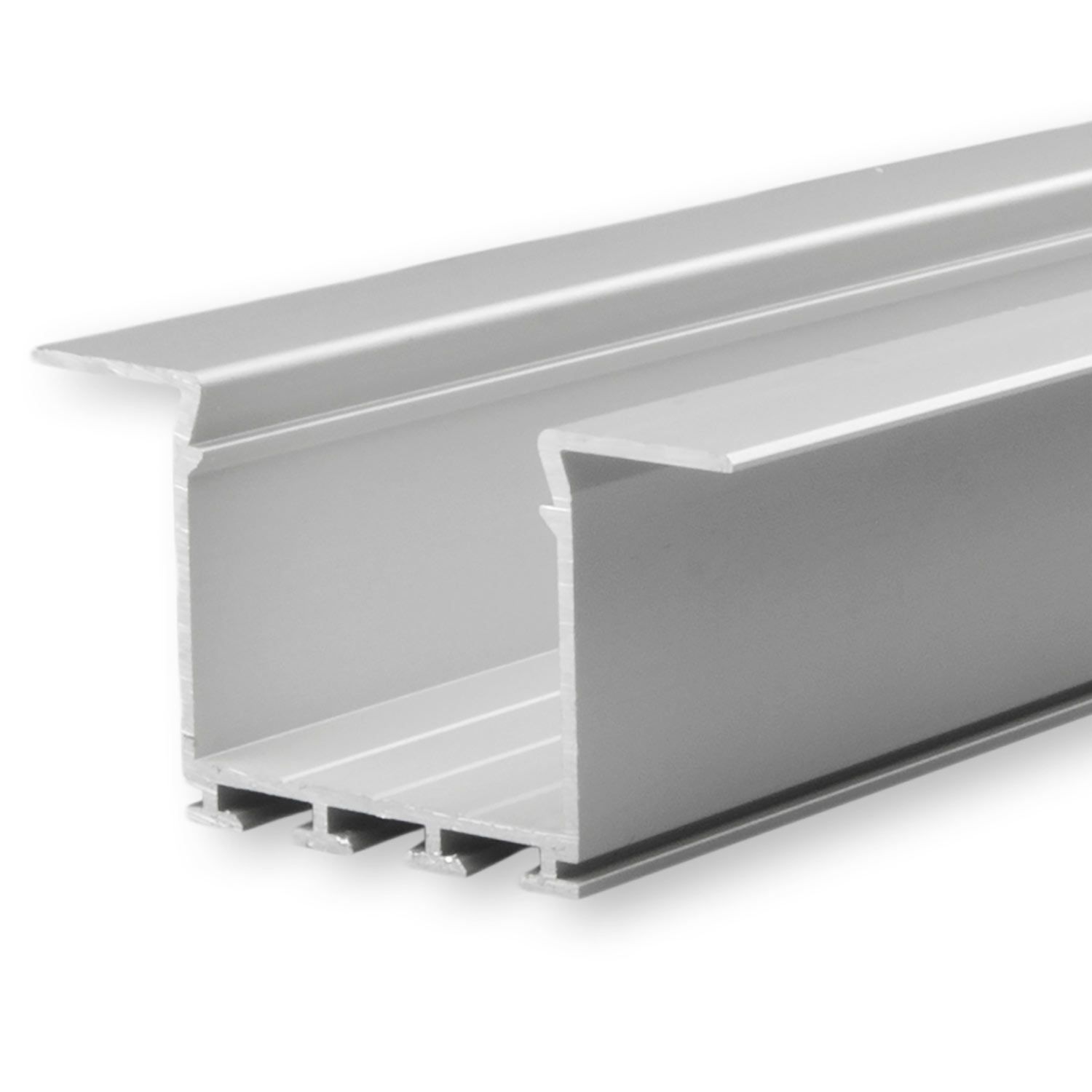 ISOLED LED Einbauprofil WING20 Flansch gerade, eloxiert L: 200cm ISOLED LED Einbauprofil WING20 Flansch gerade, eloxiert L: 200cm - 1
