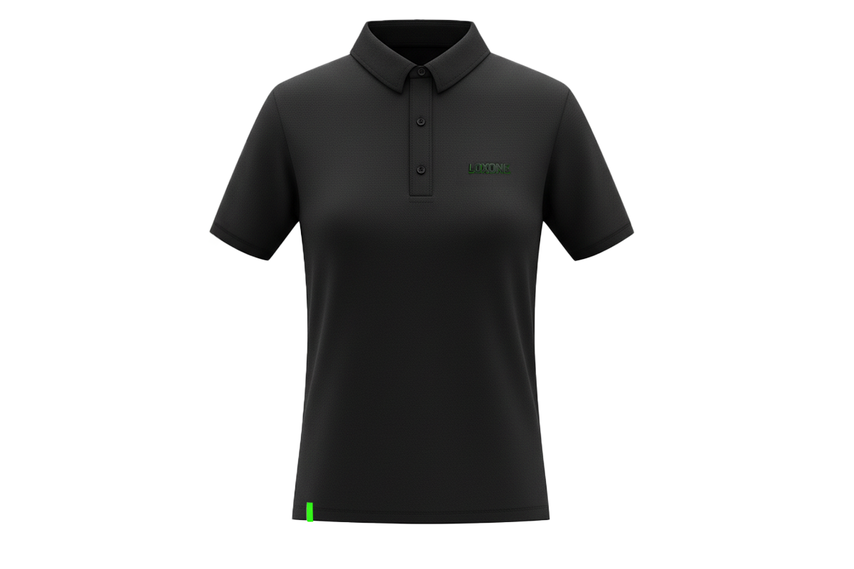 Loxone Poloshirt Damen Corporate Schwarz M Loxone Poloshirt Damen Corporate Schwarz M - 1