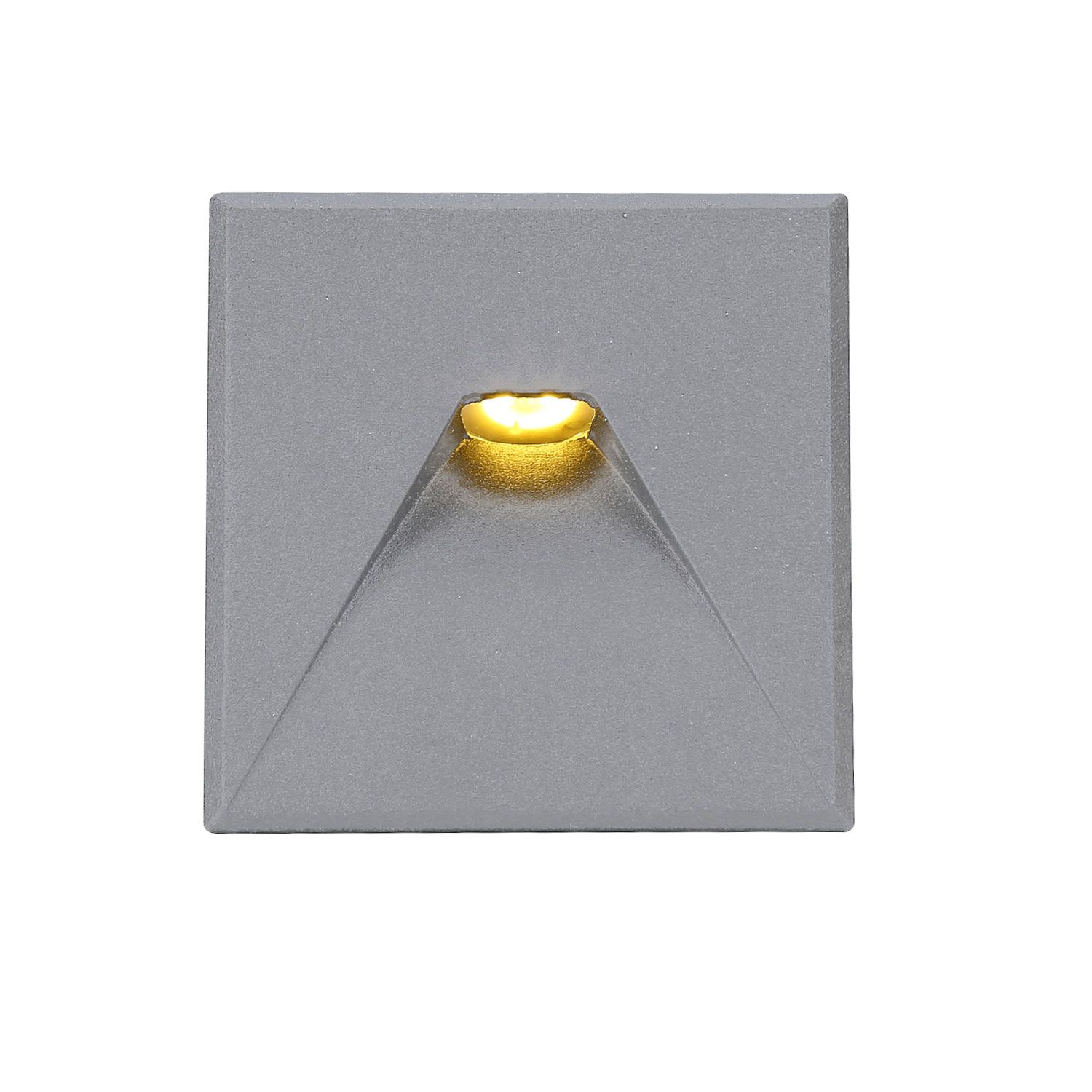 ISOLED Cover Aluminium eckig 2 silbergrau für Sys-Wall68 ISOLED Cover Aluminium eckig 2 silbergrau für Sys-Wall68 - 1