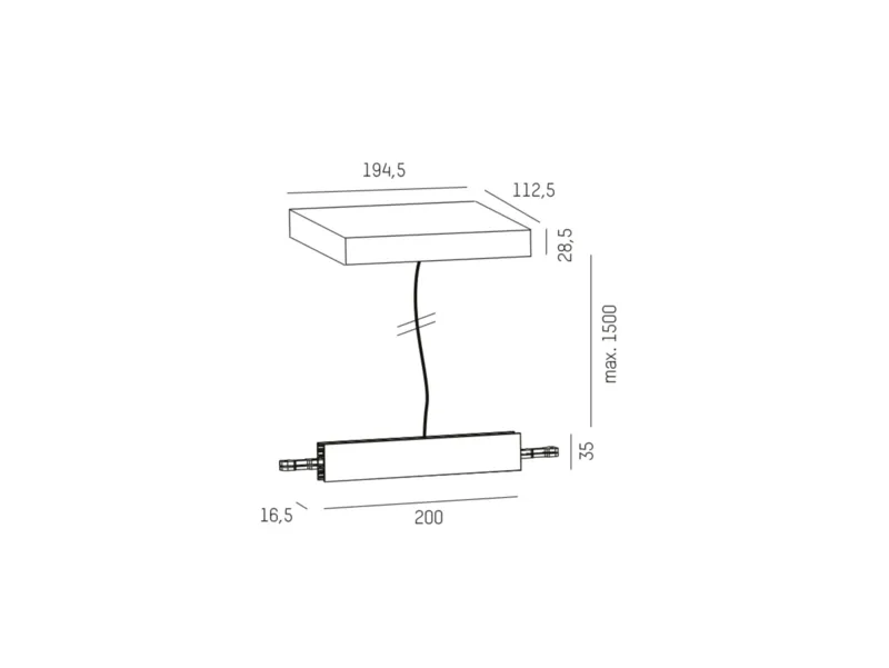Molto Luce MAGNETICS H EINSPEISUNG (schwarz) - Produktbild 2