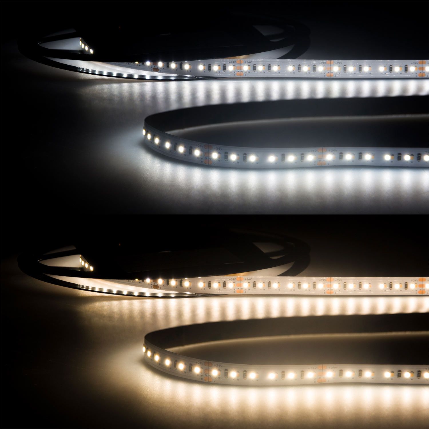 ISOLED LED CRI930/960 Linear10 CCT Flexband, 24V DC, 10W+10W, IP20, 5m Rolle, 240 LED/m - 1