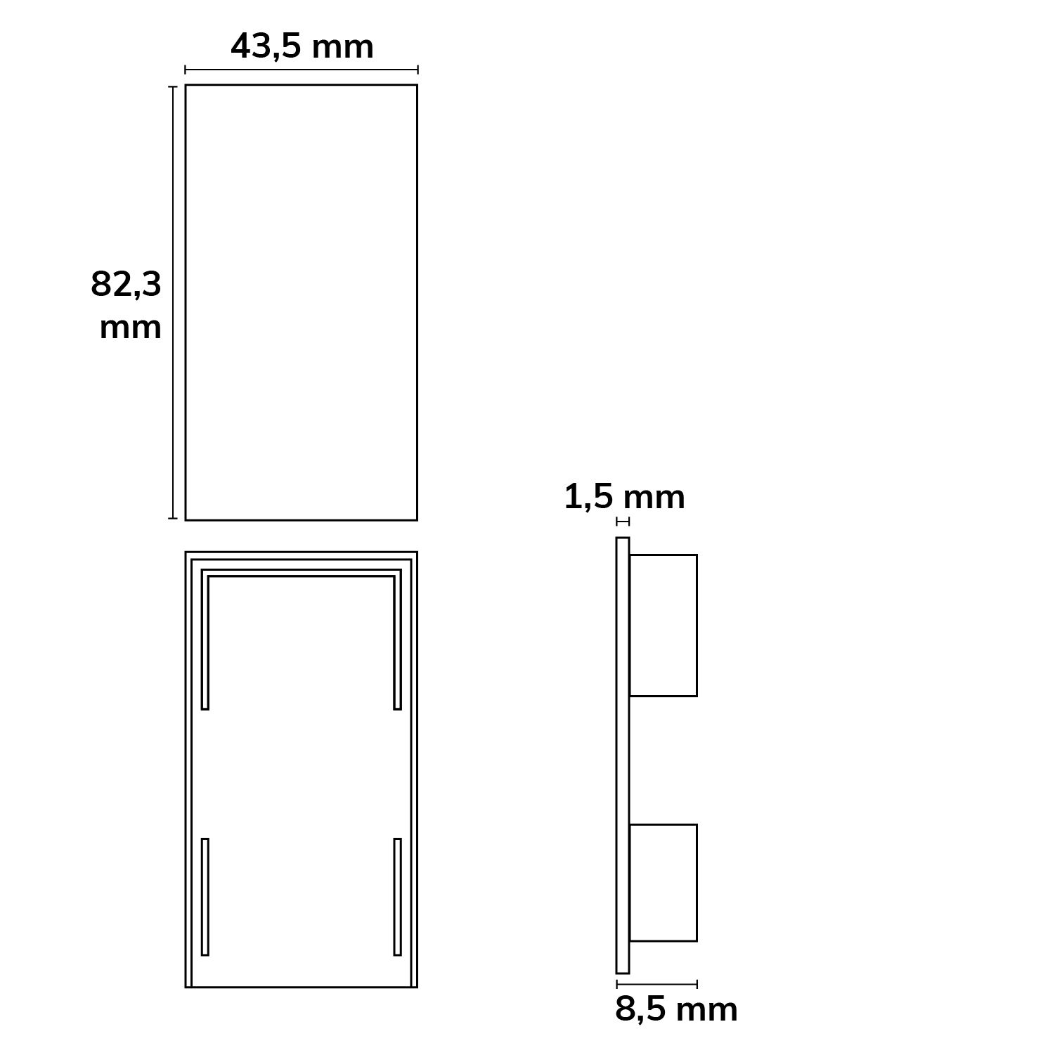 ISOLED Endkappe EC113 weiß für LAMP30 V1+V2 mit U-COVER63, 2 Stück, mit Lichtfalle - 3