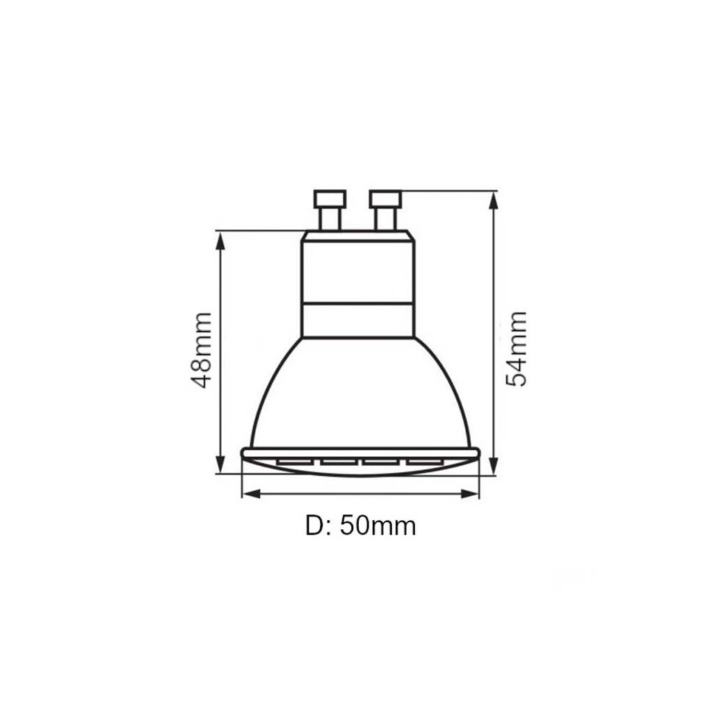 Emilum LED-Retrofit-Spot, 24V, 4W, 3000K, GU10 - 3