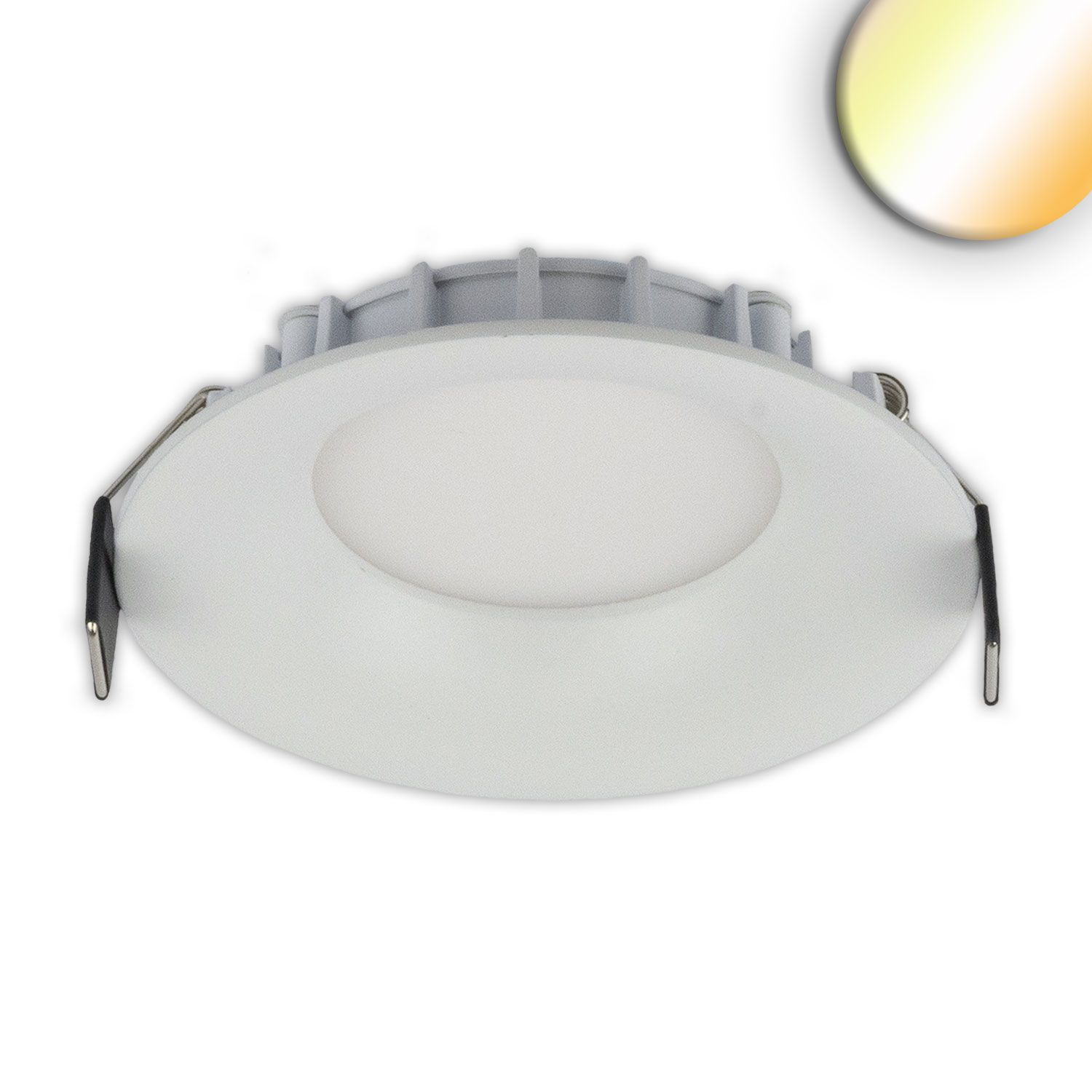 ISOLED LED Downlight, 8W, ultraflach, ColorSwitch 2600|3100|4000K, dimmbar - 1