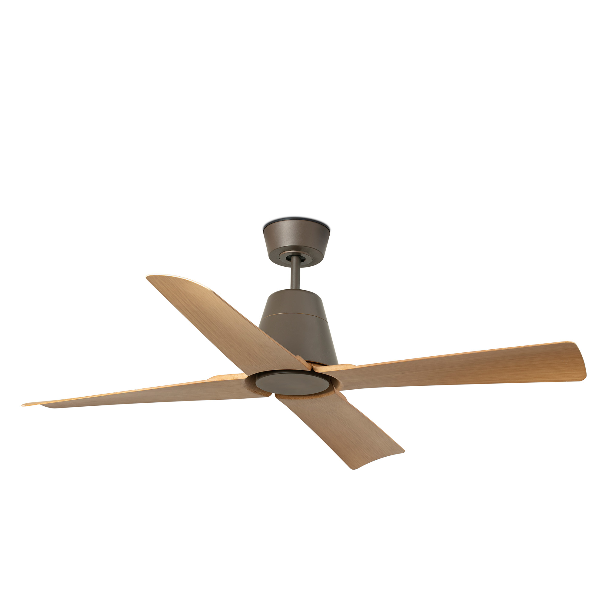 Faro TYPHOON M LED-Ventilator braun/Ahorn 3000K IP44 - Produktbild 3