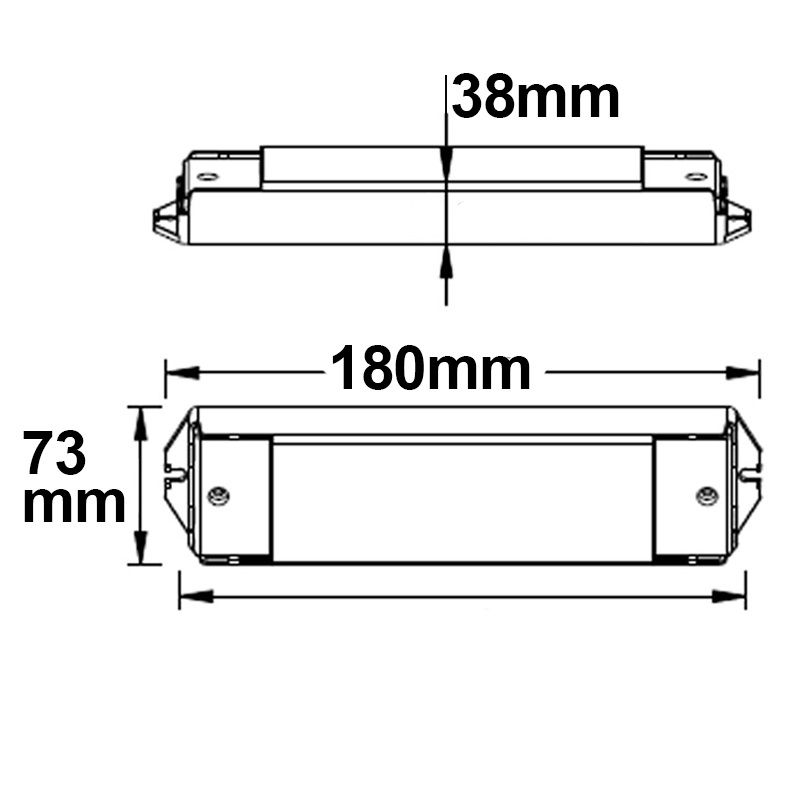 ISOLED Sys-One Funk PWM-Dimmer IP66, 4 Kanal, 12-36V 4x5A - 3