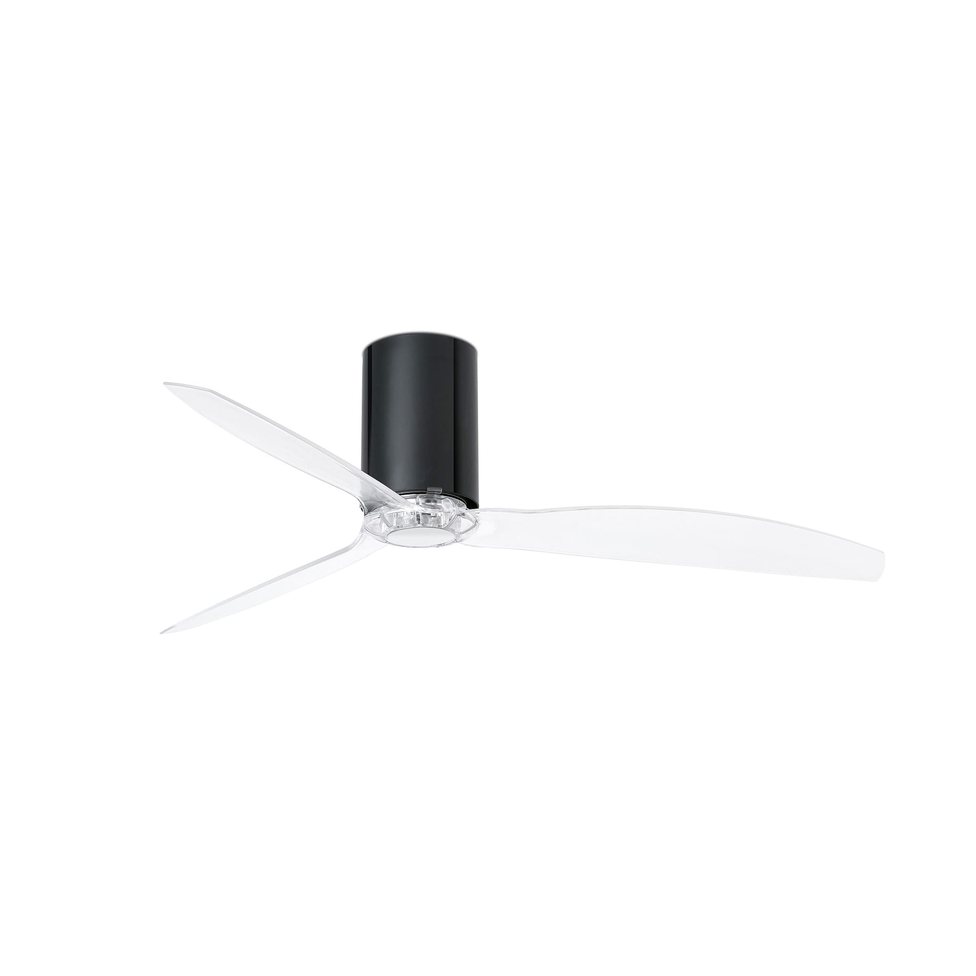 Faro MINI TUBE FAN M LED Schwarzer glänzender/transparenter Ventilator 3000K - Produktbild 3