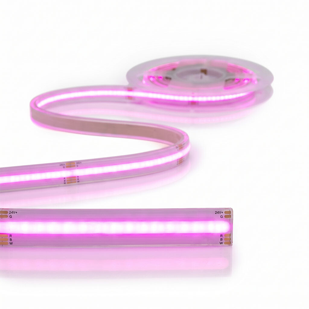 Emilum Flex COB RGBW LED-Streifen 24V, 18W, RGBW/2700K, CRI90, 784LED, IP68, 14mm - 3