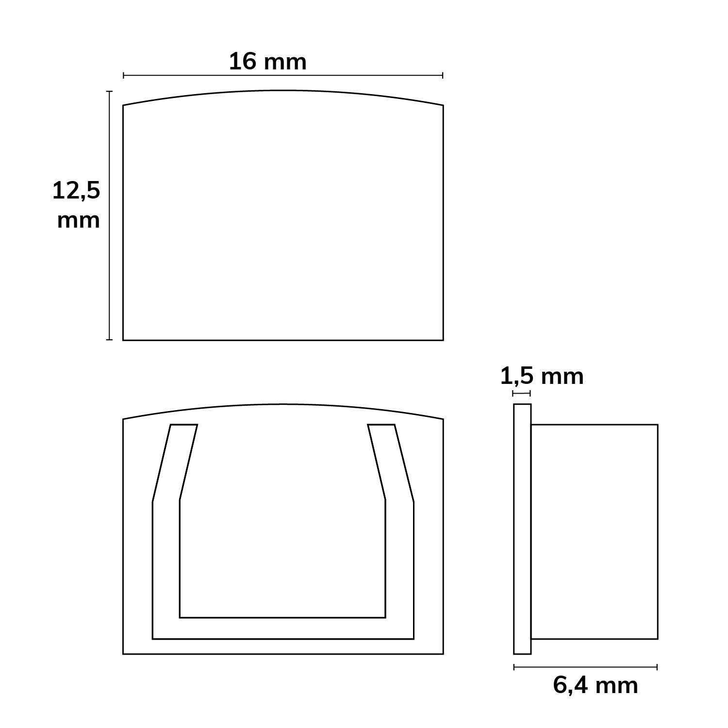 ISOLED Endkappe EC225 für Profil MAXI-AB V2 schwarz, 1 STK - 3