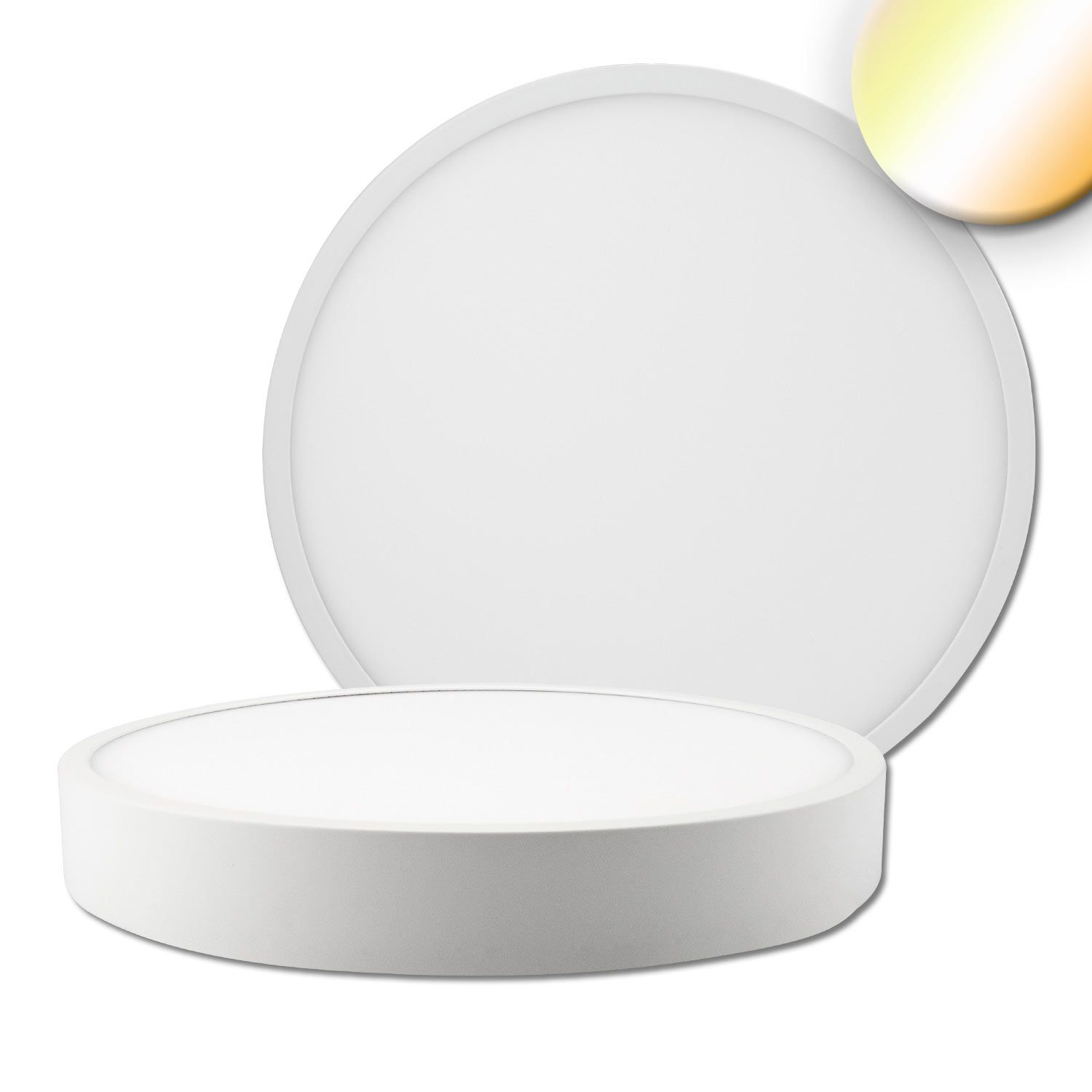 ISOLED LED Deckenleuchte PRO weiß, 30W, rund, DN300, ColorSwitch 2700|3000|4000K, dimmbar - 1