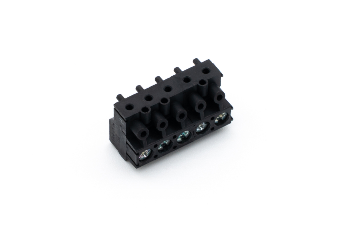Loxone Schraubklemme Top Schwarz 5-fach - Produktbild 2