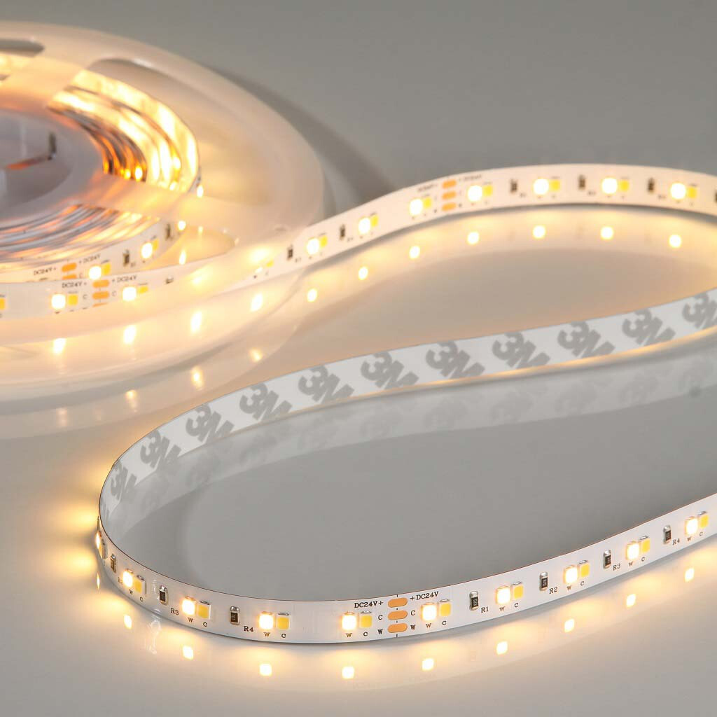 Emilum Flex Stripe 24V, 19.2W, 2200K/5700K, CRI90, 120LED, IP20, 10mm - Produktbild 2