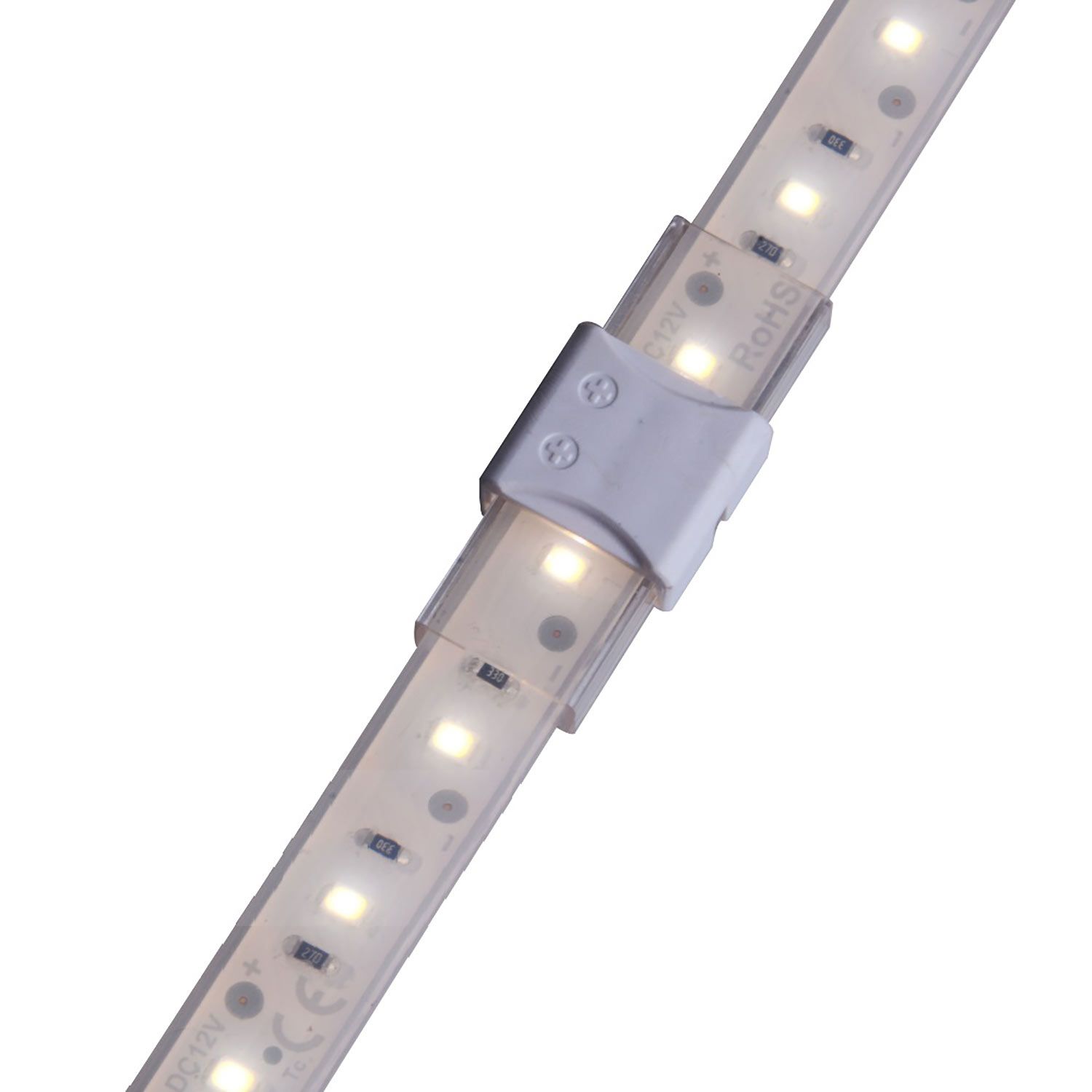 ISOLED Kontakt-Verbinder (max. 5A) O1-412 für 4-pol. IP68 Flexstripes mit Breite 12mm, Pitch >8mm - 2