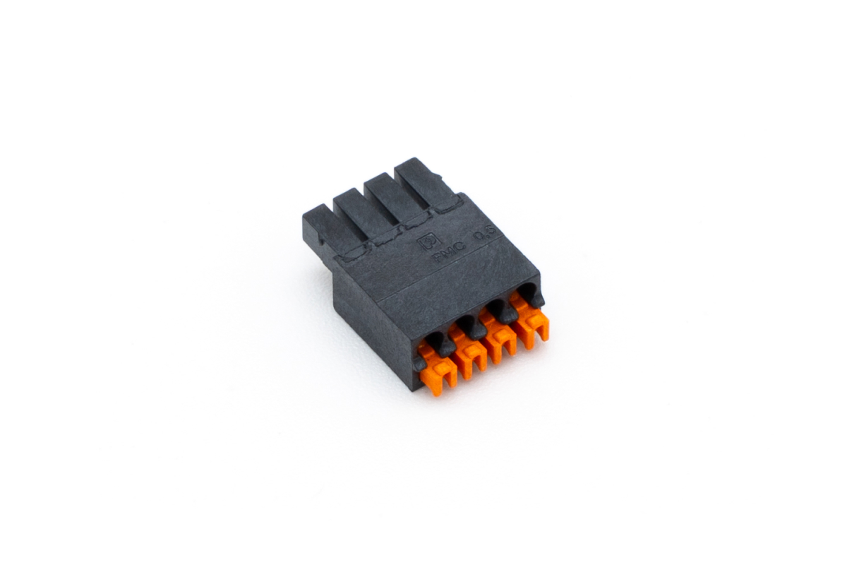 Loxone Push-Steckklemme Schwarz 4fach Loxone Push-Steckklemme Schwarz 4fach - 1