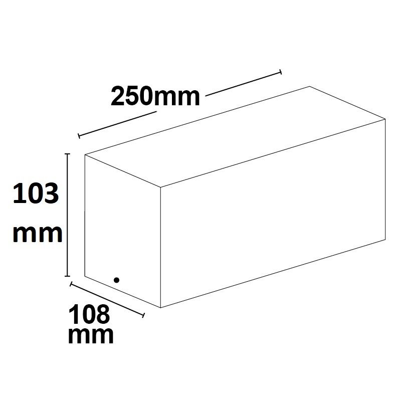 ISOLED Wandleuchte BOX-II 1xE27, IP54, weiß, exkl. Leuchtmittel - 3
