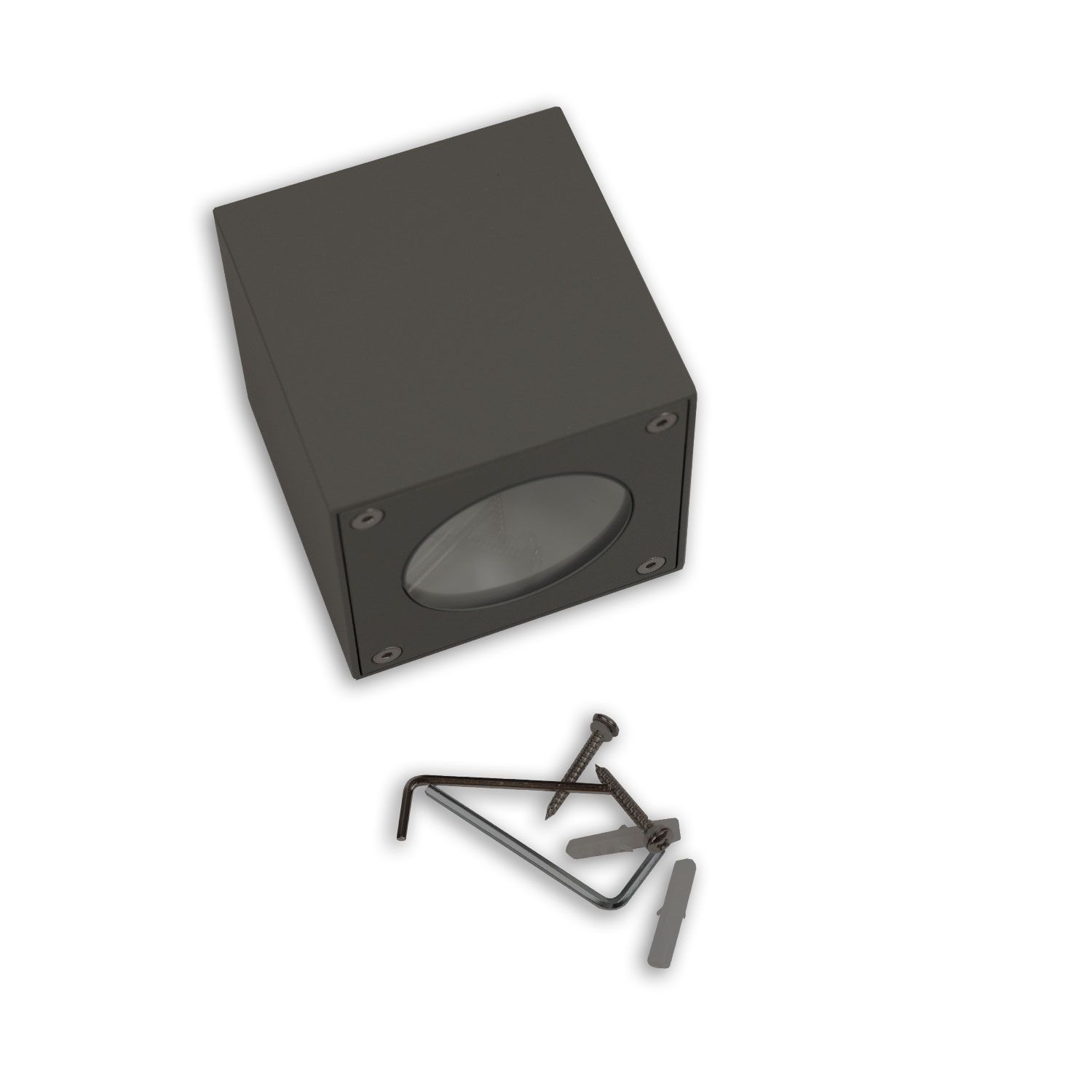 ISOLED LED Wandleuchte Up&Down 2x3W CREE, IP54, anthrazit, warmweiß - 2