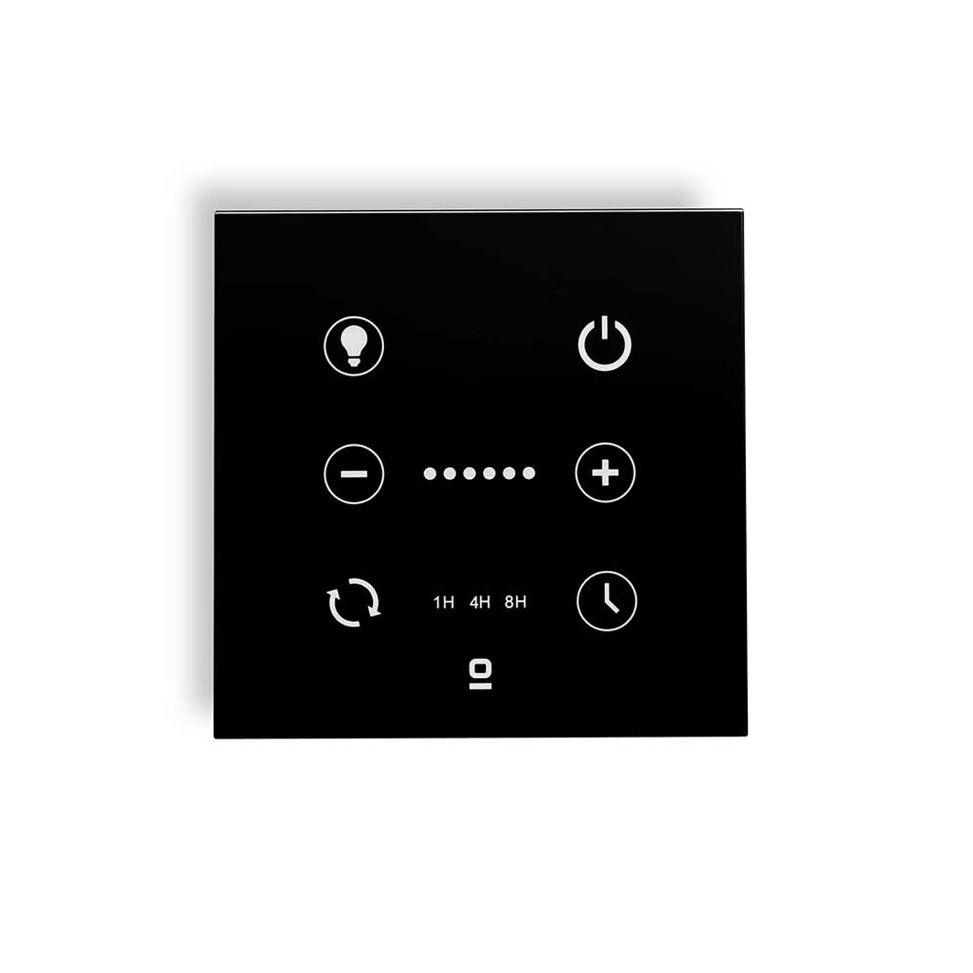 Faro Schwarzer Wandregler für DC-Ventilator mit dimmbarem Licht Faro Schwarzer Wandregler für DC-Ventilator mit dimmbarem Licht - 1