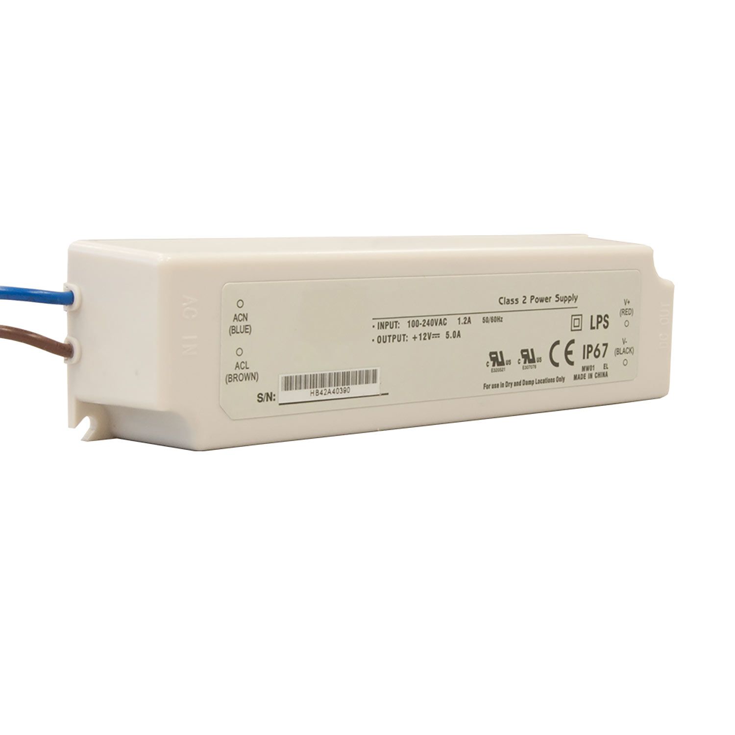 ISOLED LED Trafo 24V/DC, 0-100W, IP67 ISOLED LED Trafo 24V/DC, 0-100W, IP67 - 1